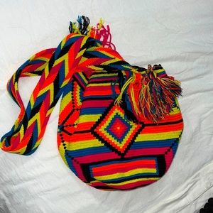Colombian hand made bucket bag